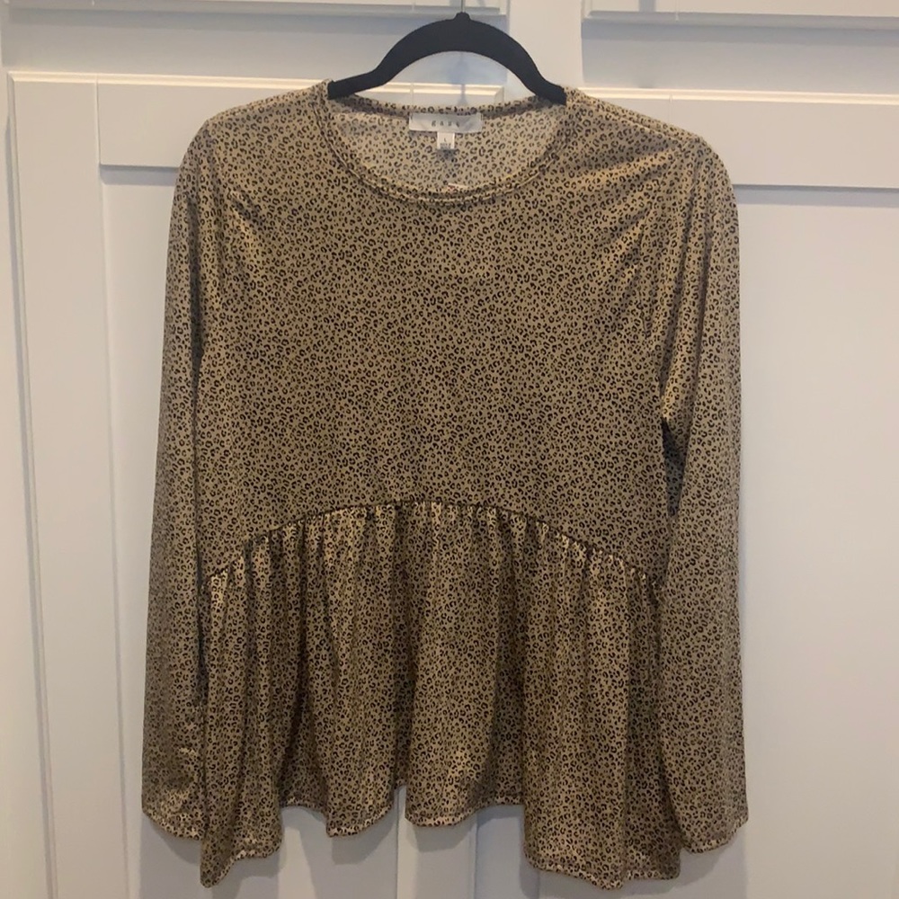 Long sleeve baby doll tee